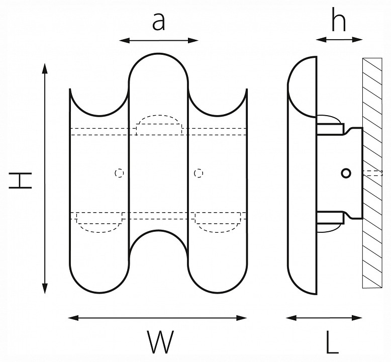 Накладной светильник lightstar bosso 341347