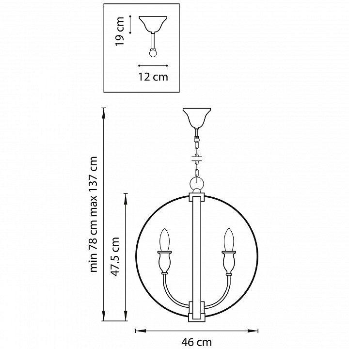 Подвесная люстра lightstar cero 731247