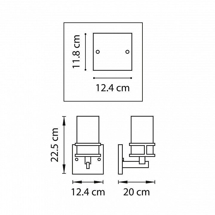 Бра lightstar cero 731617