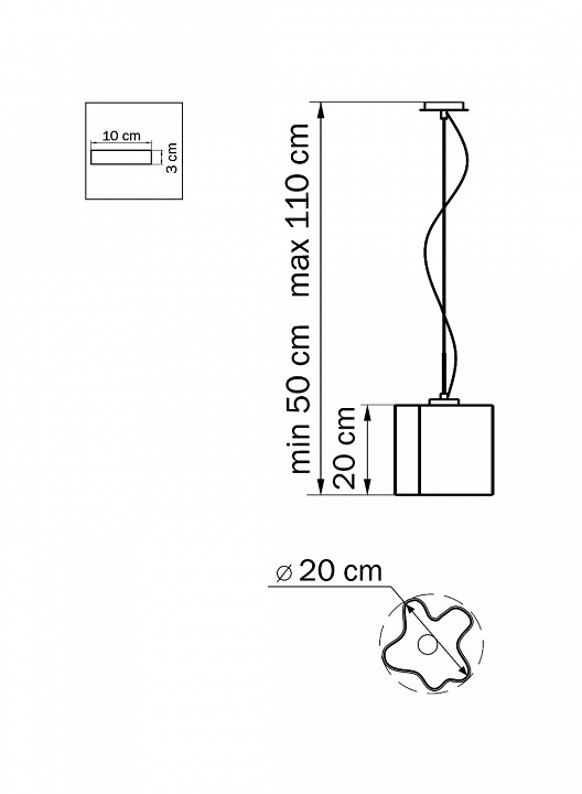 Подвесной светильник lightstar nubi 802110