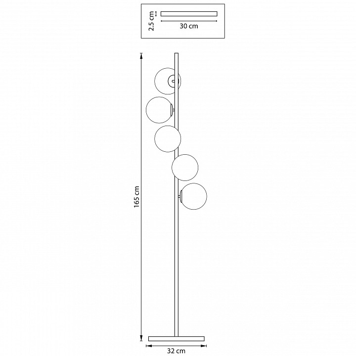 Торшер lightstar croco 815753