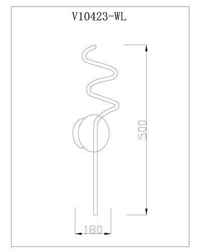 Бра moderli torino v10423-wl