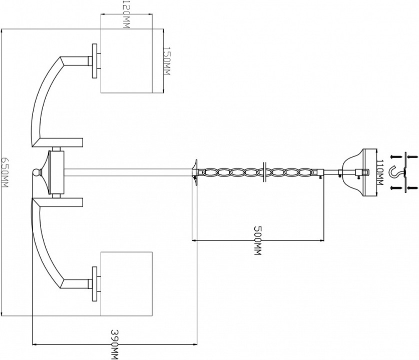 Подвесная люстра moderli saudy v2590-5p