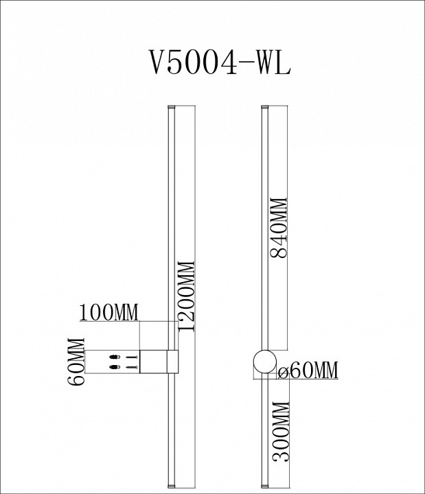 Бра moderli ricco v5004-wl