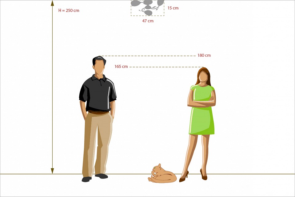 Люстра на штанге de city грация 677011903