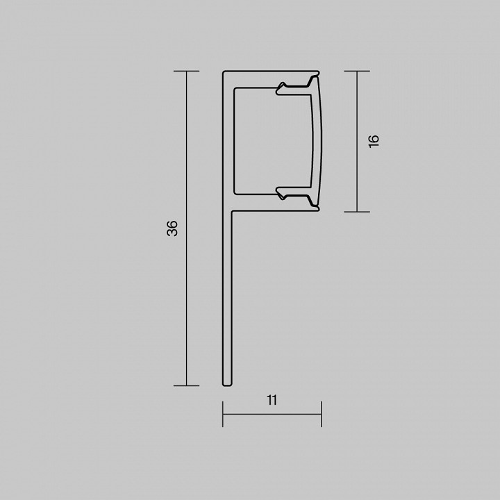 Короб встраиваемый maytoni 636001