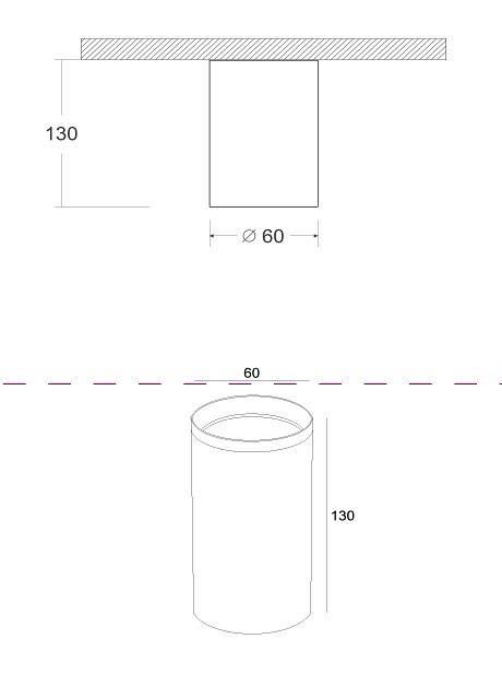 Накладной светильник maytoni focus c010cl-01mg