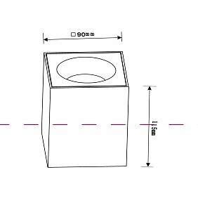 Накладной светильник maytoni zoom c030cl-01b