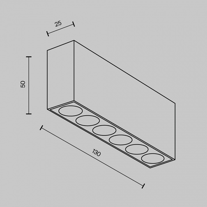 Накладной светильник maytoni points c066cl-12w3-6k-w