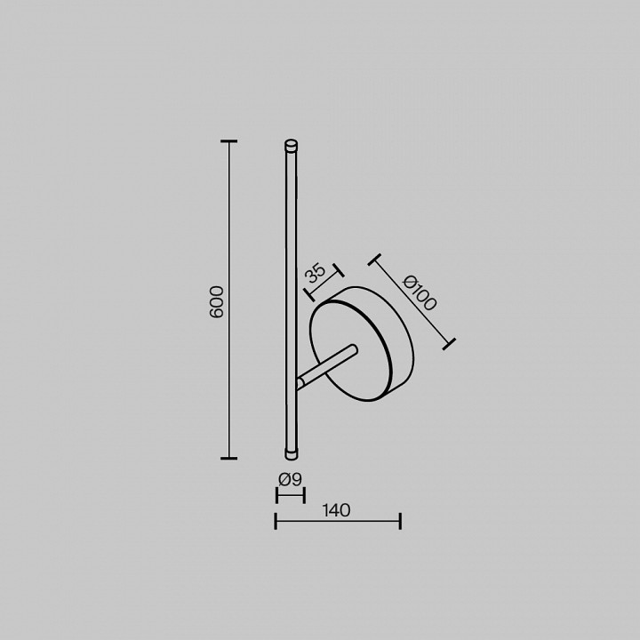 Бра maytoni elegant c085wl-l7bs2.7k