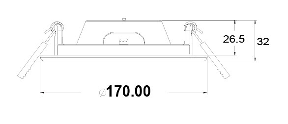 Встраиваемый светильник maytoni stockton dl016-6-l12w