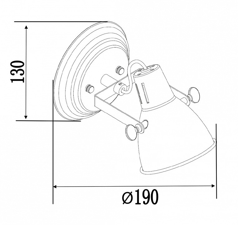 Спот freya ibbi fr4276-cw-01-b