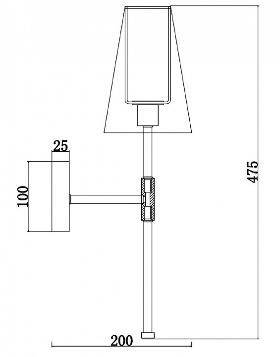 Бра freya tida fr5196wl-01ch