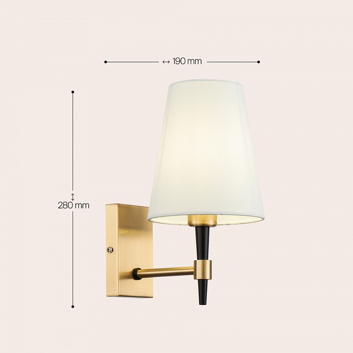 Бра maytoni zaragoza h001wl-01bs