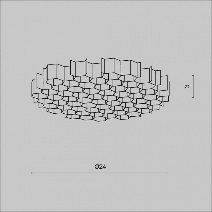 Сотовый фильтр maytoni focus t honeycomb-d24