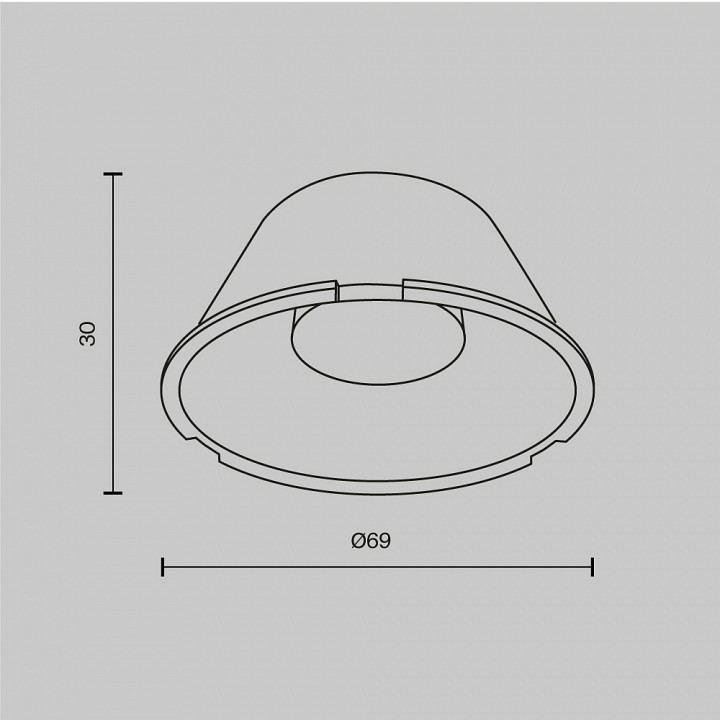 Линза maytoni focus led lensd69-24