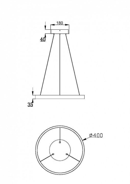 Подвесной светильник maytoni rim mod058pl-l22bsk