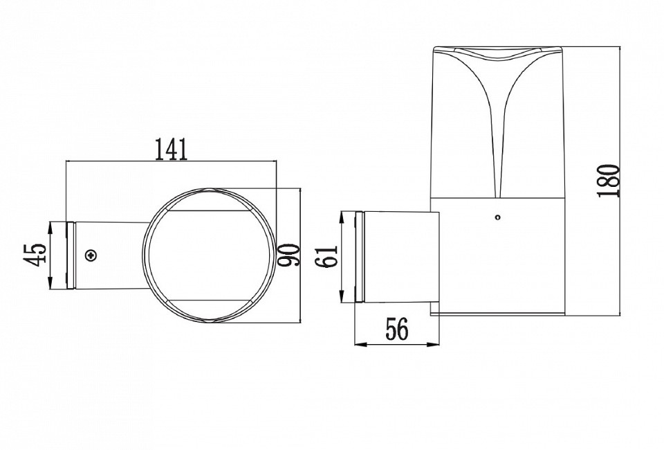 Светильник на штанге maytoni piccadilly o016wl-01b