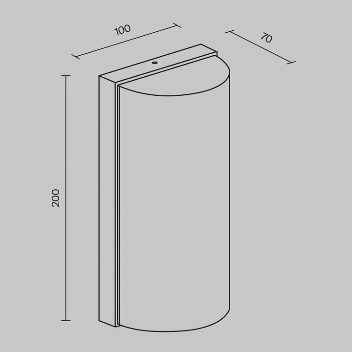 Накладной светильник maytoni badd o454wl-l10gf3k1