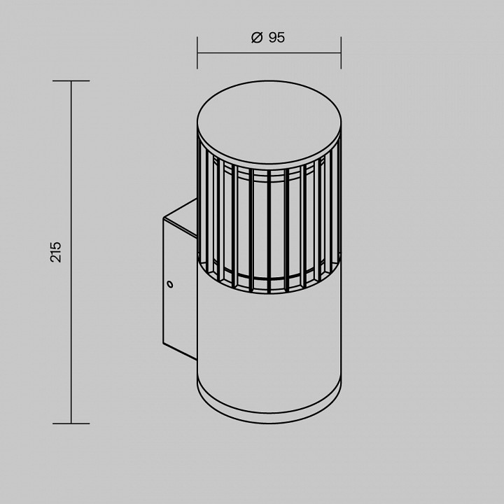 Светильник на штанге maytoni alura o492wl-01gf