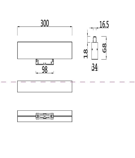 Накладной светильник maytoni basis tr012-2-12w4k-b