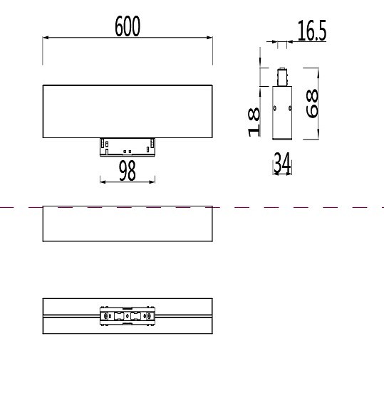 Накладной светильник maytoni basis tr012-2-20w3k-w