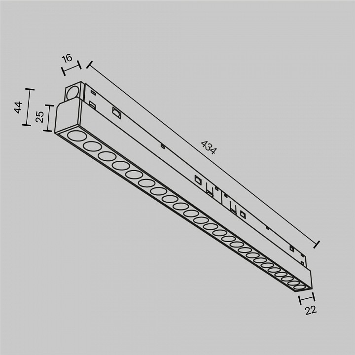 Встраиваемый светильник maytoni points tr031-2-24w4k-w