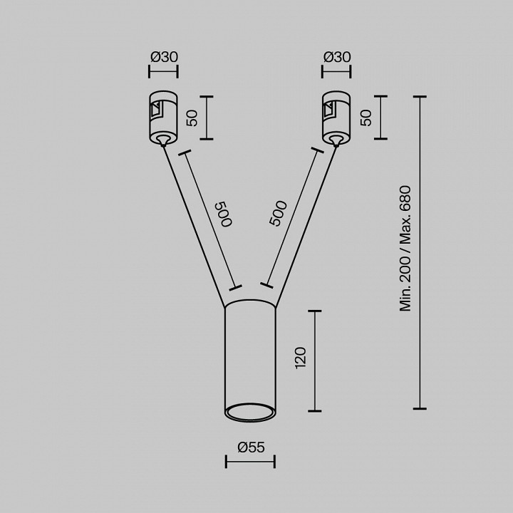 Подвесной светильник maytoni focus led tr157-1-12w3k-bs