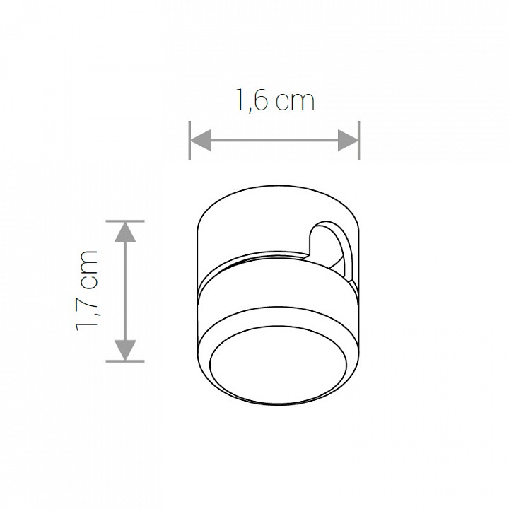 Крепление троса к потолку nowodvorski cameleon mounting c bs 8405