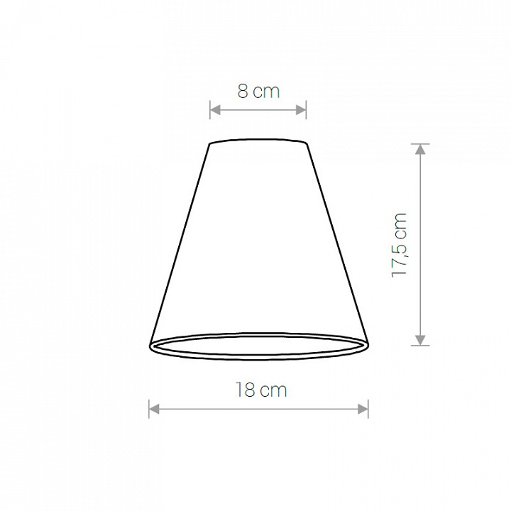 Плафон текстильный nowodvorski cameleon cone s v bl 8415