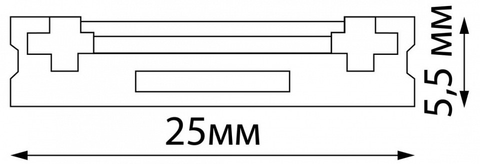Трек накладной novotech smal 135196