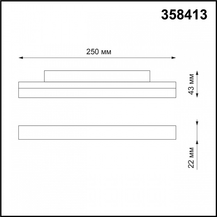 Накладной светильник novotech flum 358413