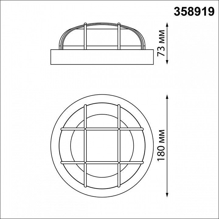 Накладной светильник novotech opal 358919