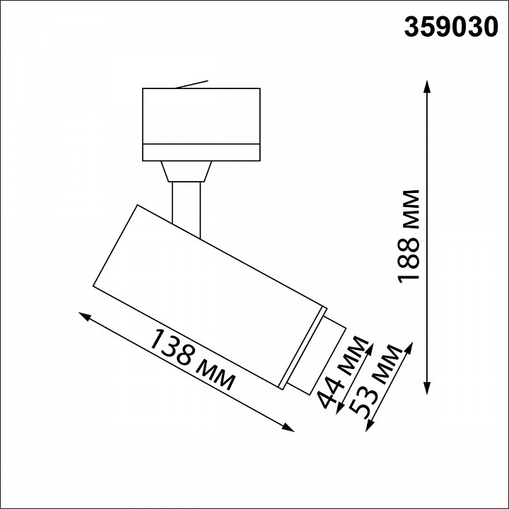 Светильник на штанге novotech nail 359030