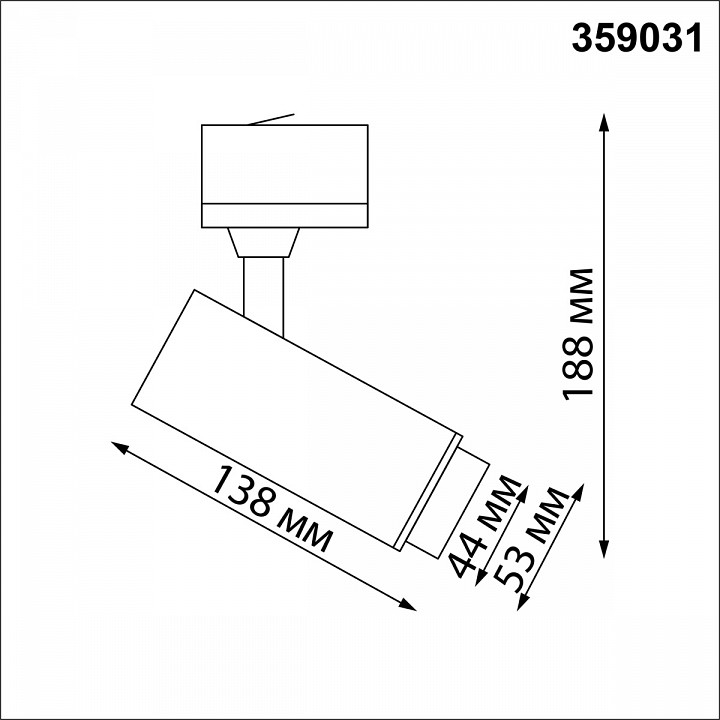 Светильник на штанге novotech nail 359031