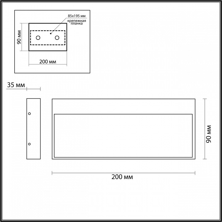 Накладной светильник odeon light vitty 6649/5wl3