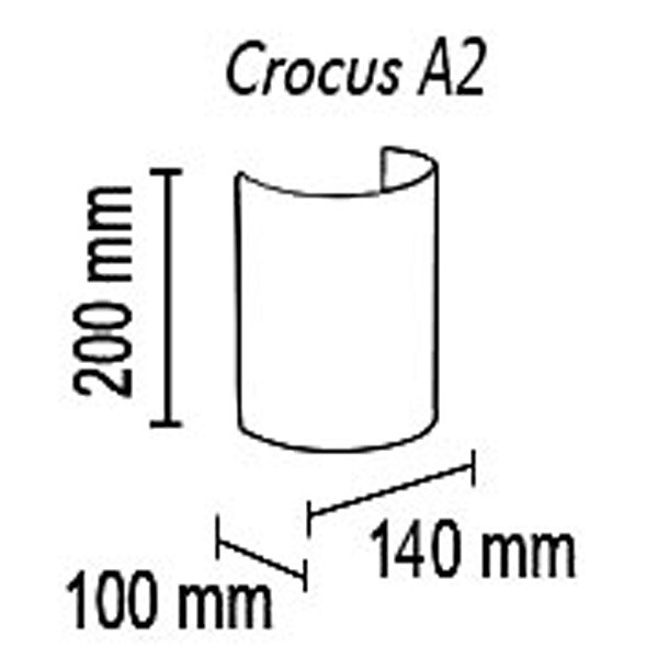 Накладной светильник topdecor crocus glade crocus glade a2 10 328g