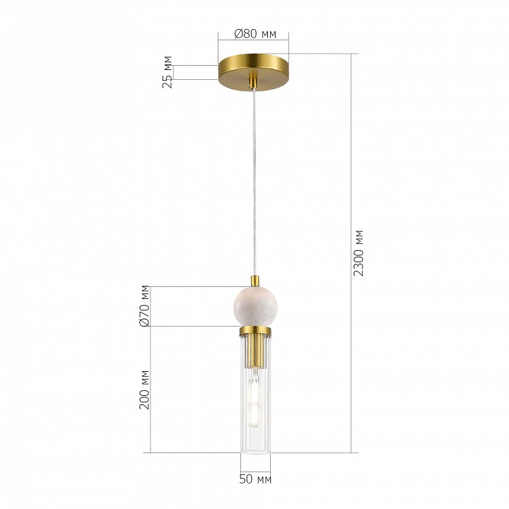 Подвесной светильник st-luce medea sl1244.303.01