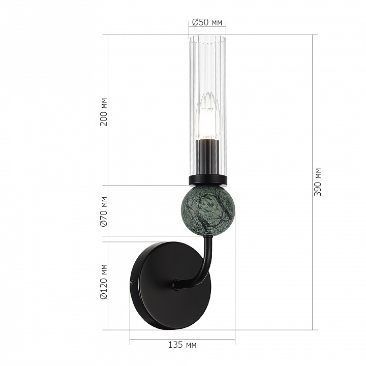 Бра st-luce medea sl1244.401.01
