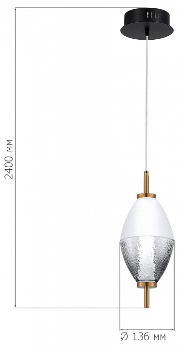 Подвесной светильник st-luce ice sl6130.403.06