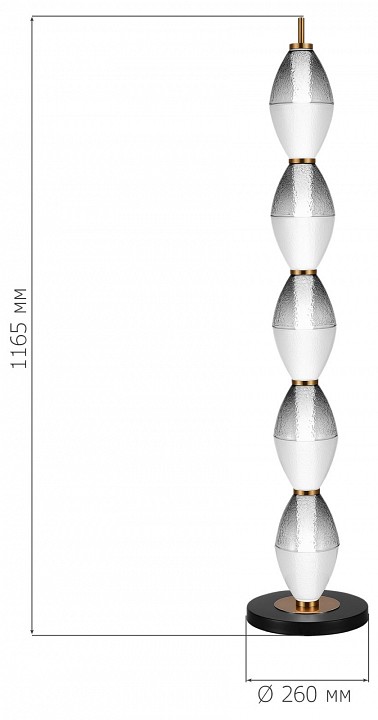 Торшер st-luce ice sl6130.405.27