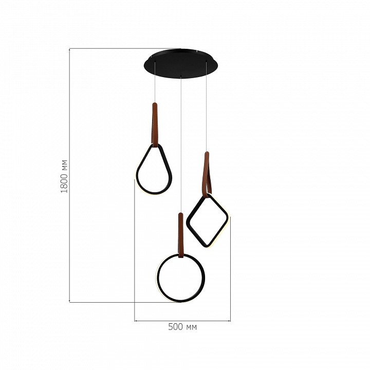 Подвесной светильник st-luce shape sl6131.403.36