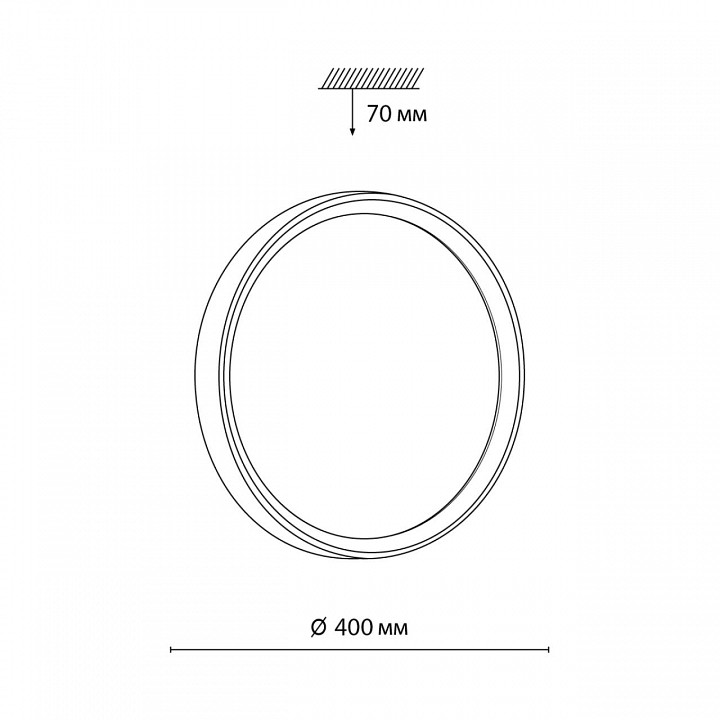 Накладной светильник sonex woodi 7627/dl