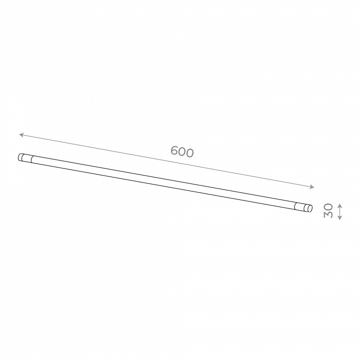 Штанга st-luce techno st1653.419.00