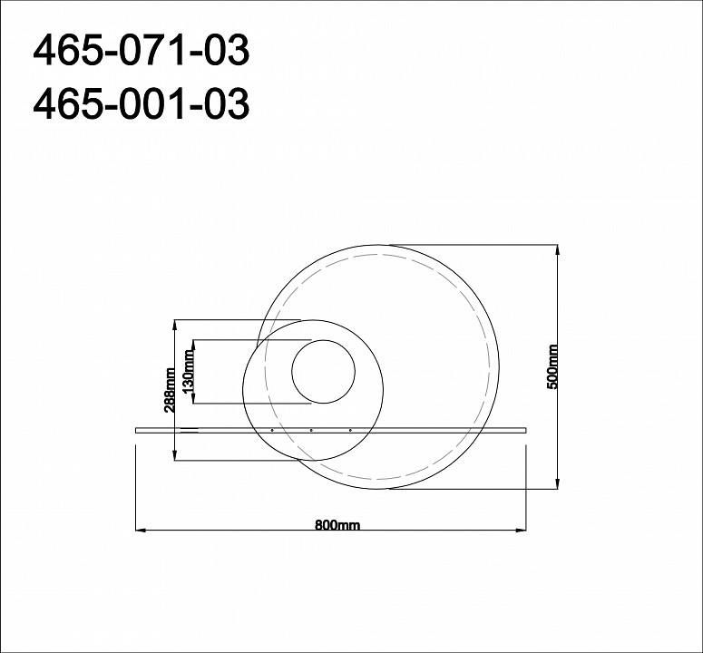 Накладной светильник velante 465 465-071-03