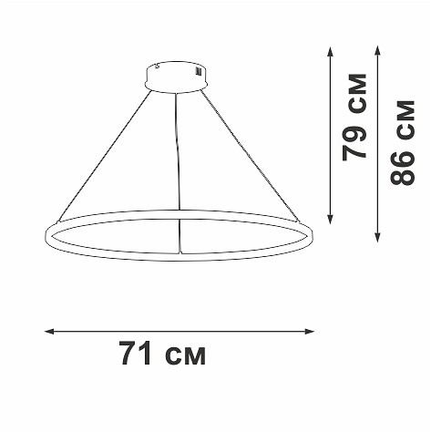 Подвесной светильник vitaluce v2516 v2516-8/1s