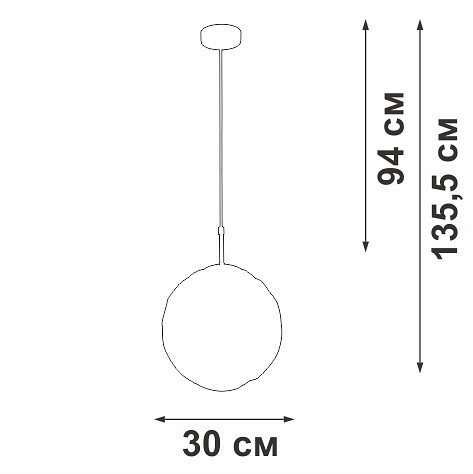 Подвесной светильник vitaluce v2812 v2812-1/1s