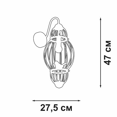 Бра vitaluce v3061 v3061-8/1a