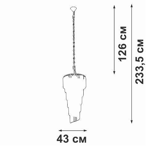 Подвесная люстра vitaluce v5311 v5311-8/13