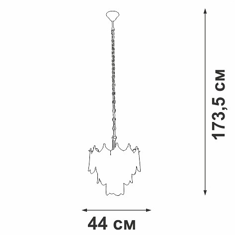 Подвесная люстра vitaluce v5813 v5813-8/5